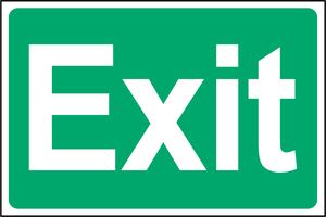 Emergency Escape Sign