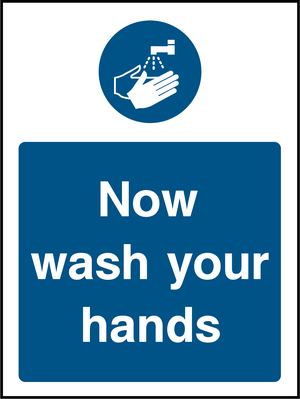 Now wash your hands