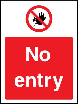 Prohibition - Access Restricted Sign