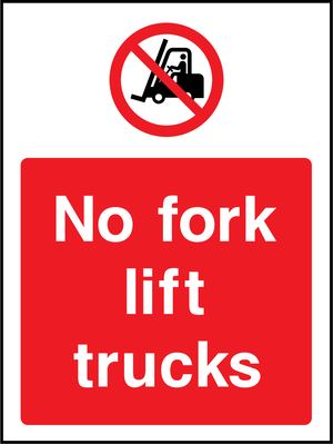 Prohibition - Machinery Sign